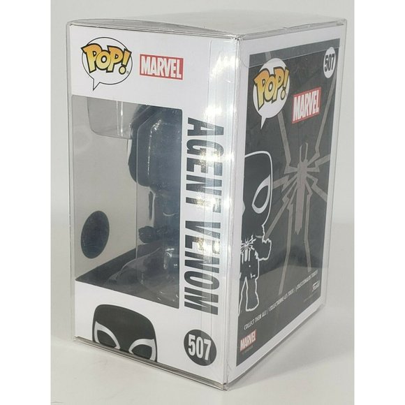 Funko 507 AGENT VENOM in Protector VAULTED Mint Marvel Pop in a Box Exclusive - Picture 7 of 9